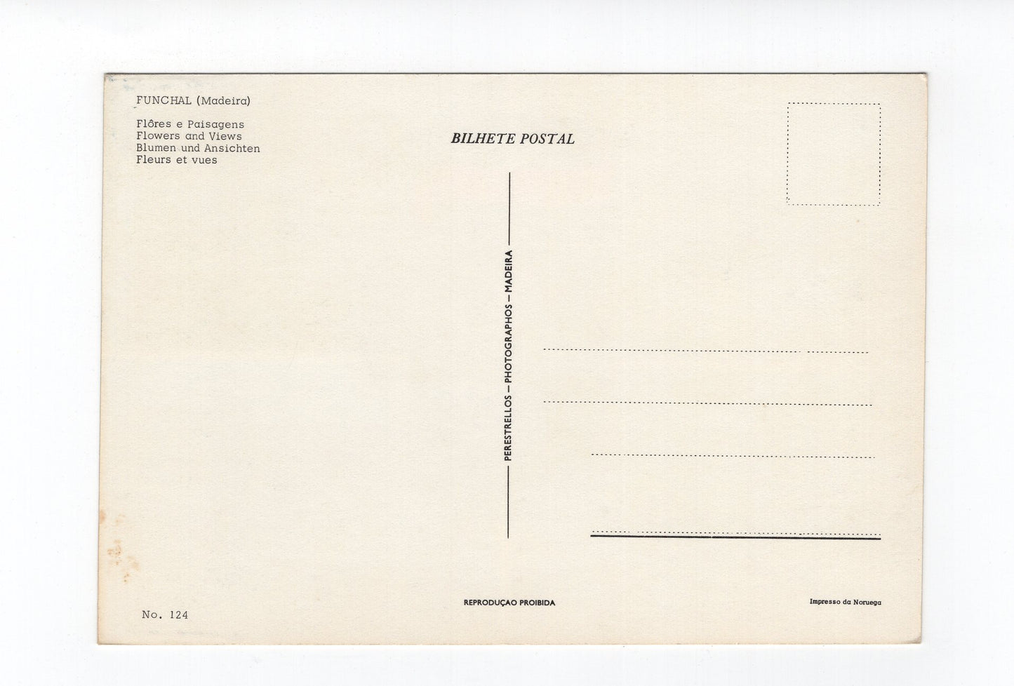 Ansichtskarte Madeira / Portugal