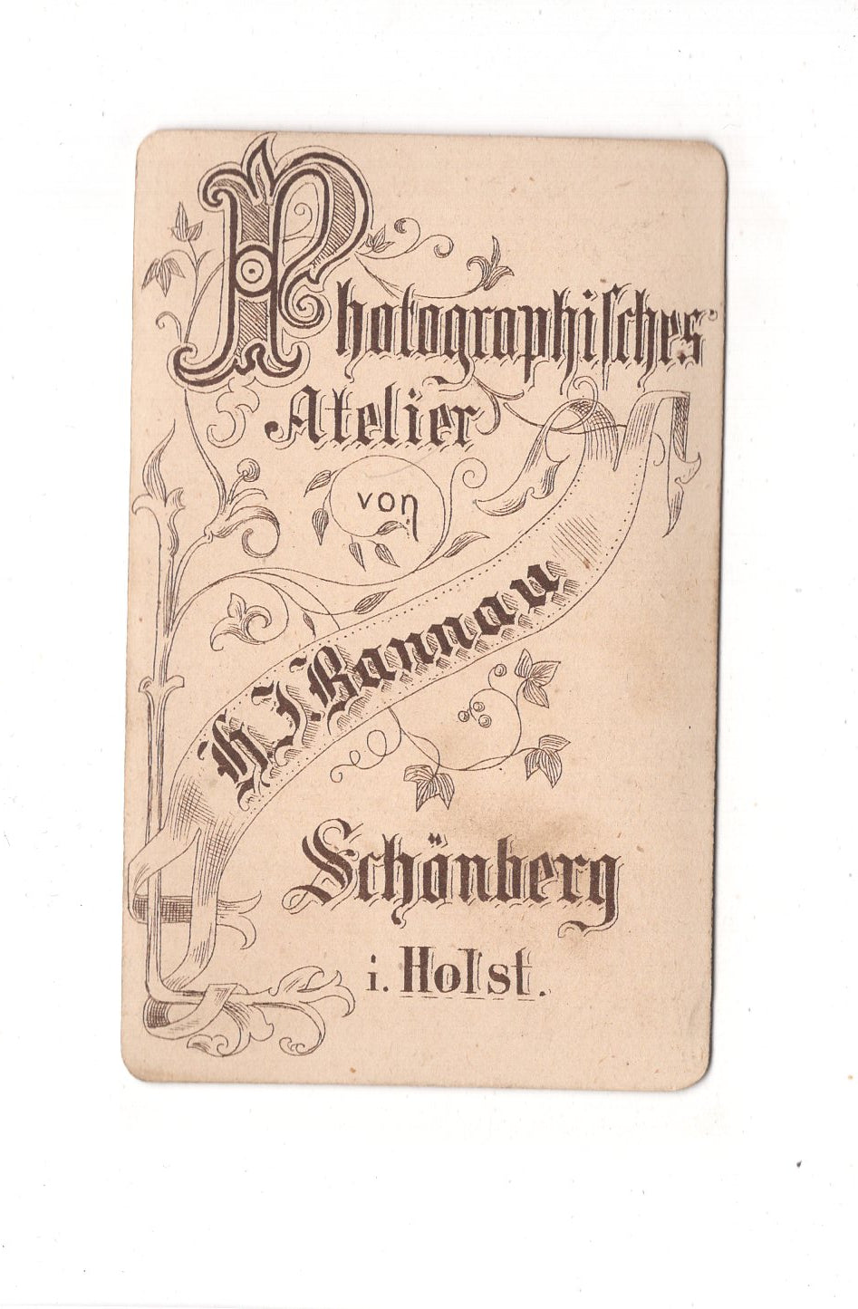 Fotografie Damenportrait - Schönberg in Holstein 1870er / CDV C1-10