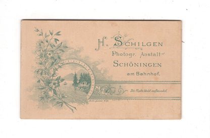 Fotografie Niedlicher kleiner Junge - Schöningen 1890er / CDV M1-13