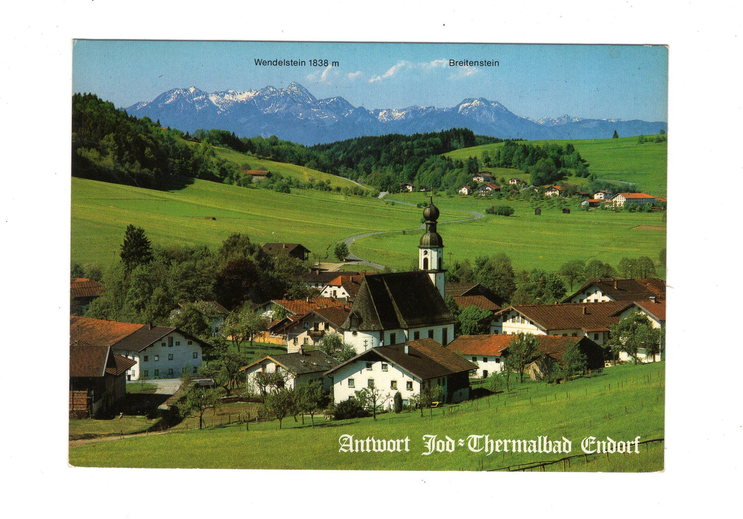 Ansichtskarte Jod-Thermalbad Endorf
