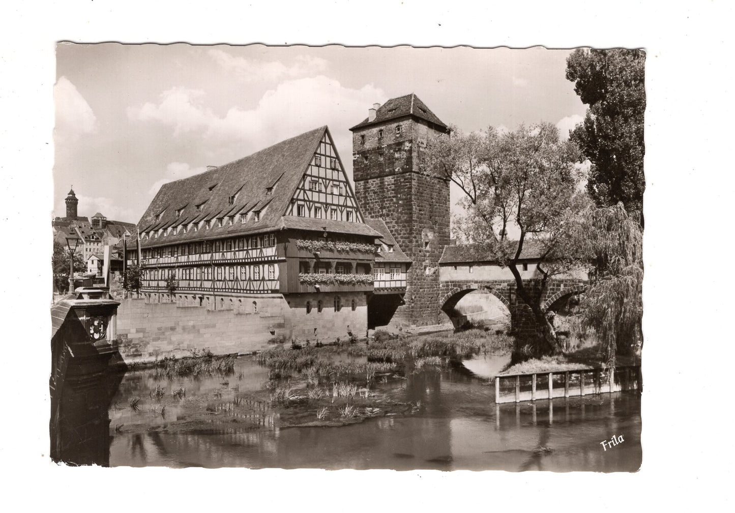 Ansichtskarte Nürnberg / Henkersteg / M1-53