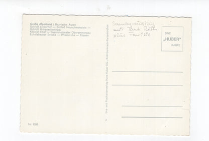 Ansichtskarte Große Alpenfahrt / Bayerische Alpen