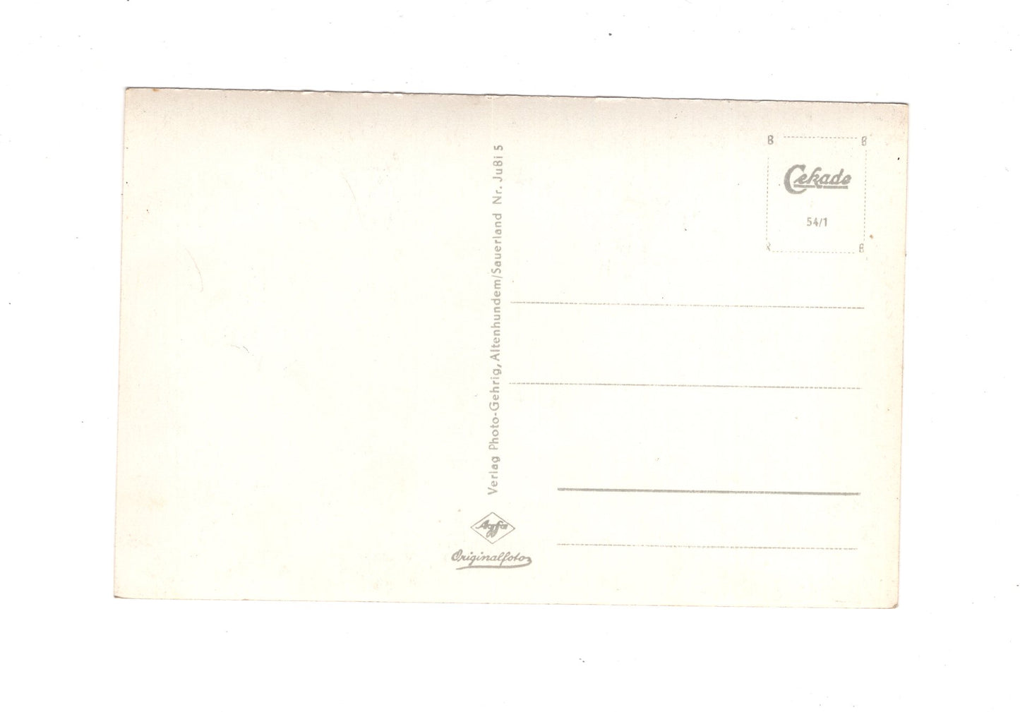 Ansichtskarte Jugendburg Bilstein / Sauerland