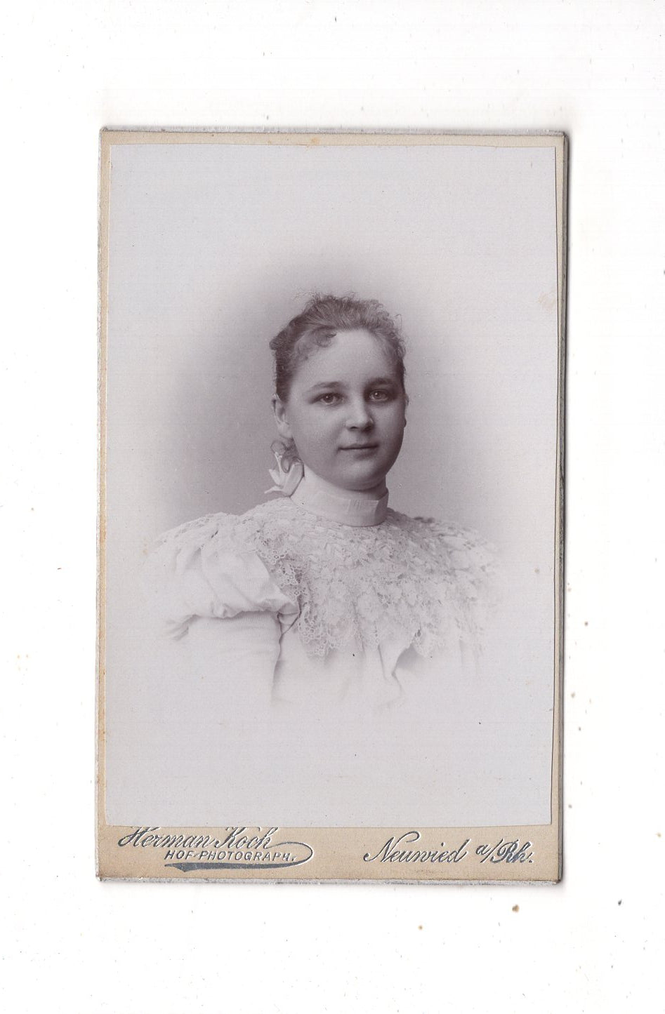 Fotografie Damenportrait - Neuwied am Rhein 1890er