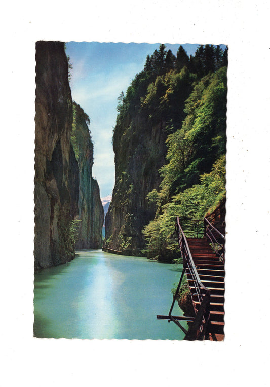 Ansichtskarte Aareschlucht bei Meiringen / Schweiz
