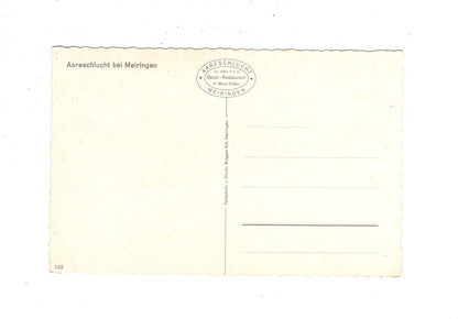 Ansichtskarte Aareschlucht bei Meiringen / Schweiz