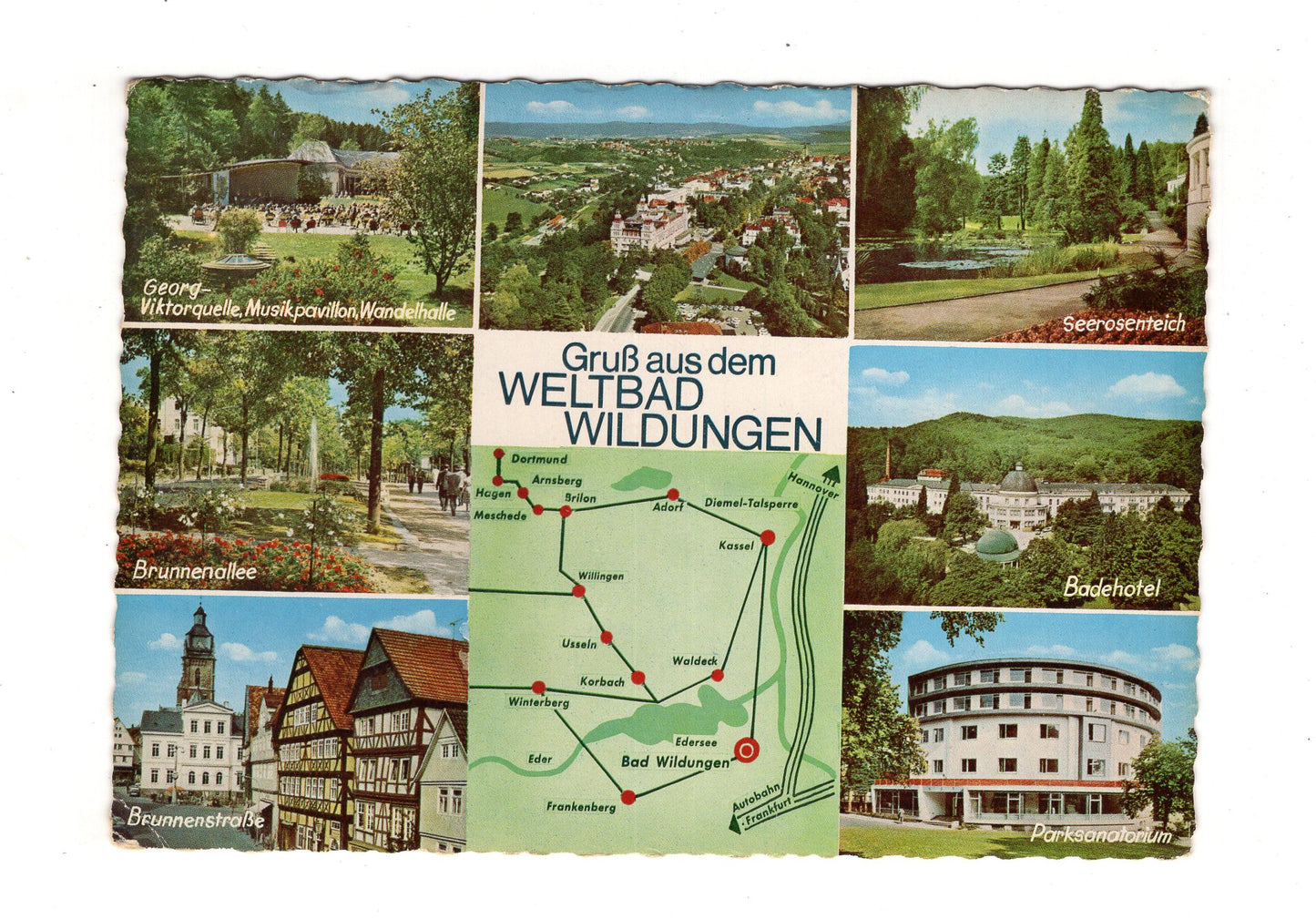 Ansichtskarte Bad Wildungen / Parksanatorium +++