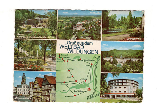 Ansichtskarte Bad Wildungen / Parksanatorium +++