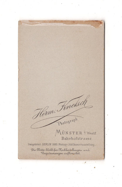 Fotografie Niedliche kleine Kinder - Münster in Westfalen 1890er