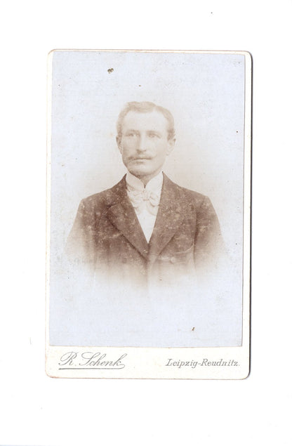 Fotografie Herrenportrait - Leipzig-Reudnitz 1890er