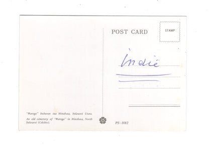 Ansichtskarte Cemetery of Waruga in Minahasa / North Sulawesi / Indonesien