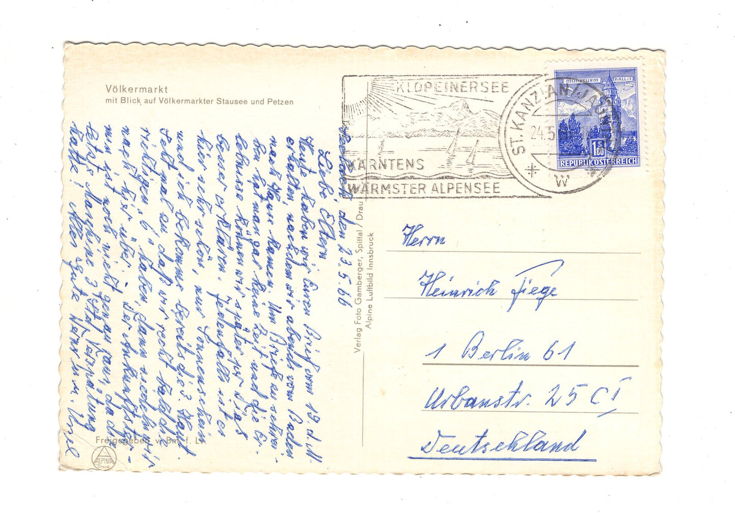 Ansichtskarte Völkermarkt / Kärnten / Österreich