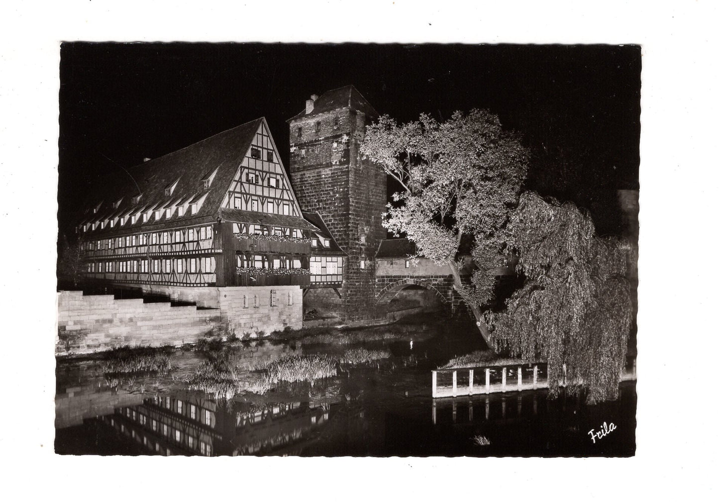 Ansichtskarte Nürnberg / Henkersteg / M1-53