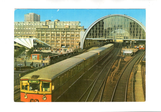 Ansichtskarte Berlin / DDR / S-Bahnhof Alexanderplatz