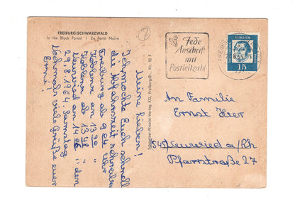 Ansichtskarte Freiburg / Schwarzwald / G1-64