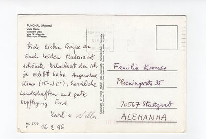 Ansichtskarte Funchal / Madeira / Portugal