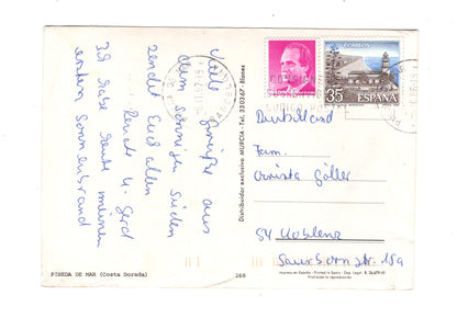 Ansichtskarte Pineda de Mar / Costa Dorada / Spanien