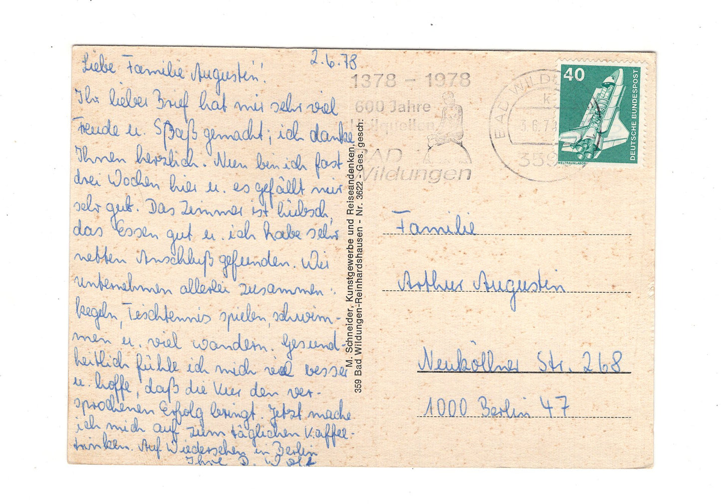 Ansichtskarte Bad Wildungen-Reinhardshausen