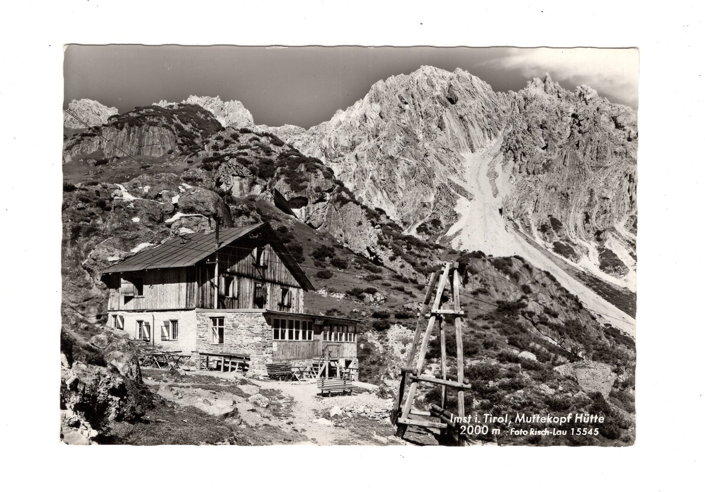 Ansichtskarte Muttekopf Hütte / Imst / Tirol / Österreich