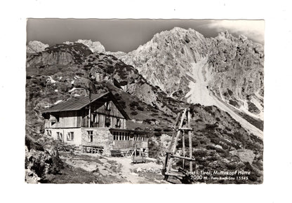 Ansichtskarte Muttekopf Hütte / Imst / Tirol / Österreich