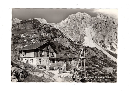 Ansichtskarte Muttekopf Hütte / Imst / Tirol / Österreich