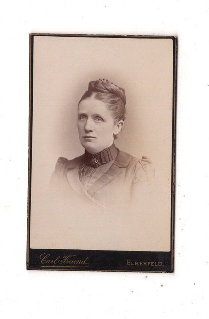 Fotografie Damenportrait - Elberfeld 1880er