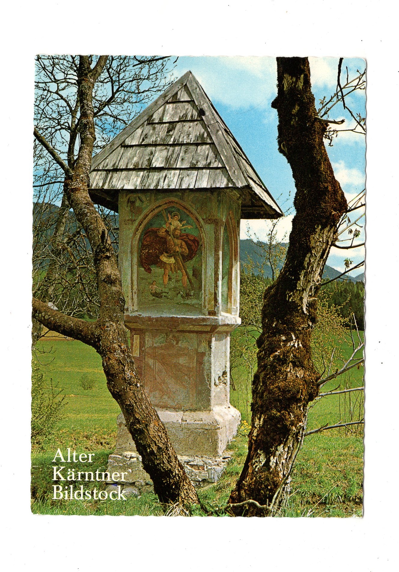 Ansichtskarte Alter Kärntner Bildstock / Kärnten / Österreich