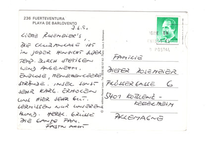 Ansichtskarte Fuerteventura / Playa de Barlovento / Spanien