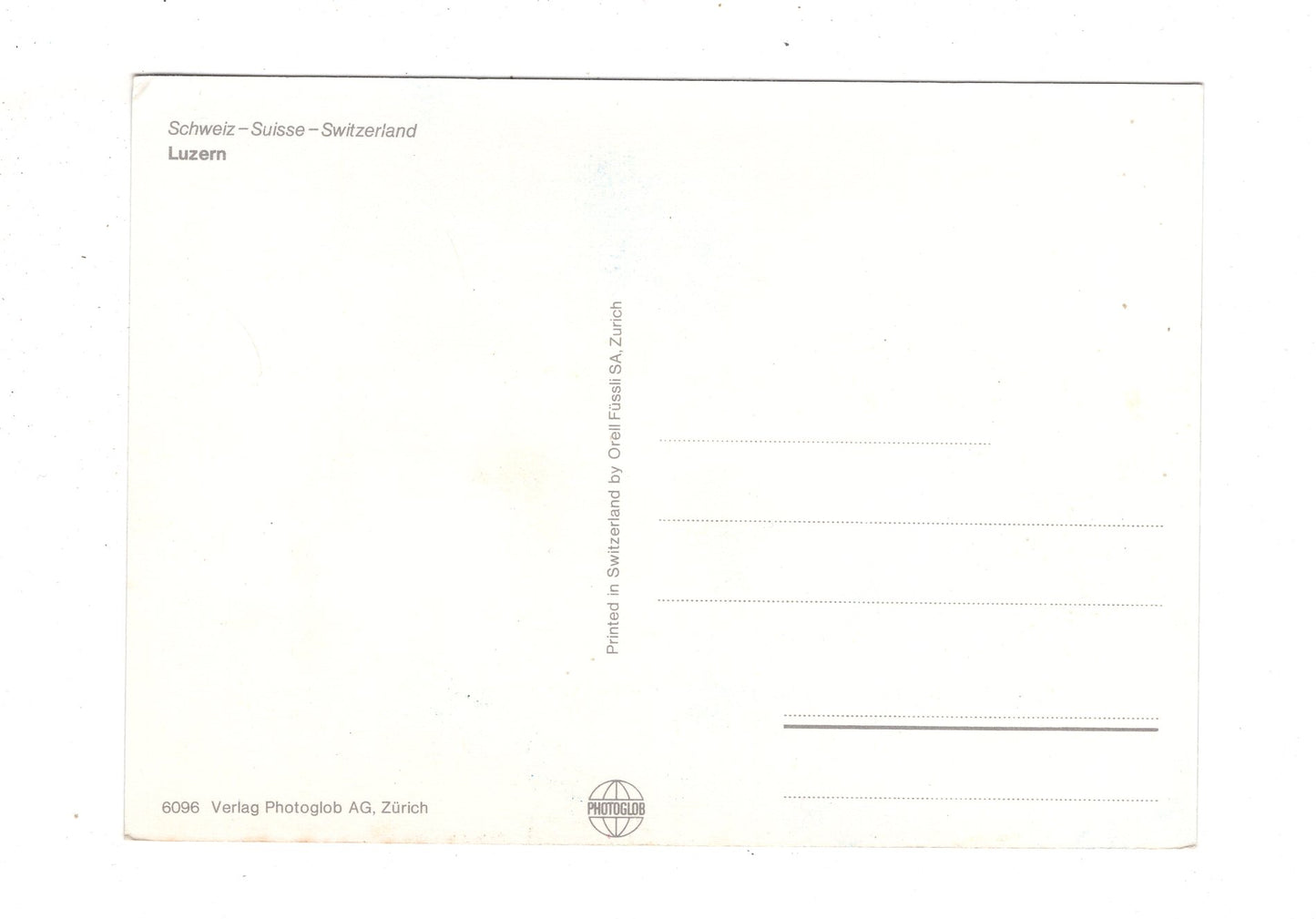 Ansichtskarte Luzern / Schweiz