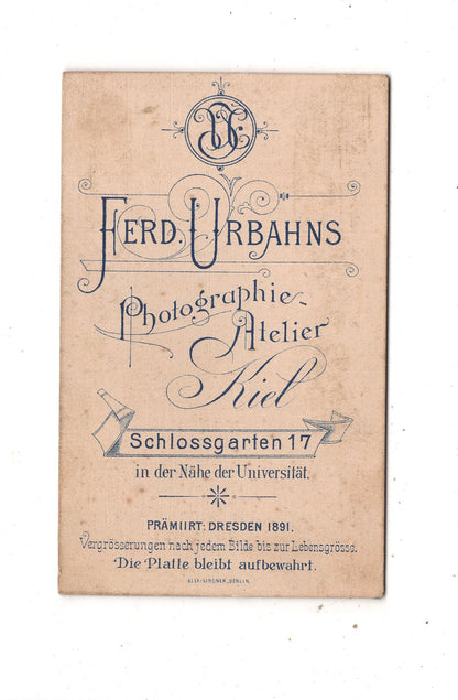 Fotografie Feines Paar - Kiel 1890er