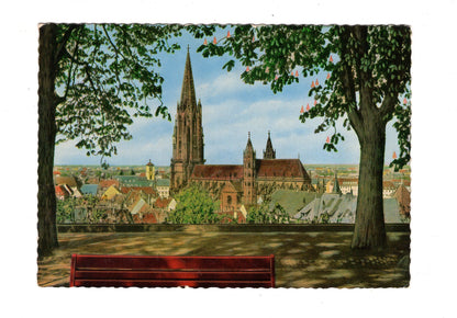 Ansichtskarte Freiburg / Schwarzwald / Blick auf das Münster / G1-64