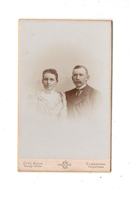 Fotografie Feines Paar - Elmshorn 1890er