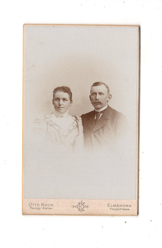 Fotografie Feines Paar - Elmshorn 1890er