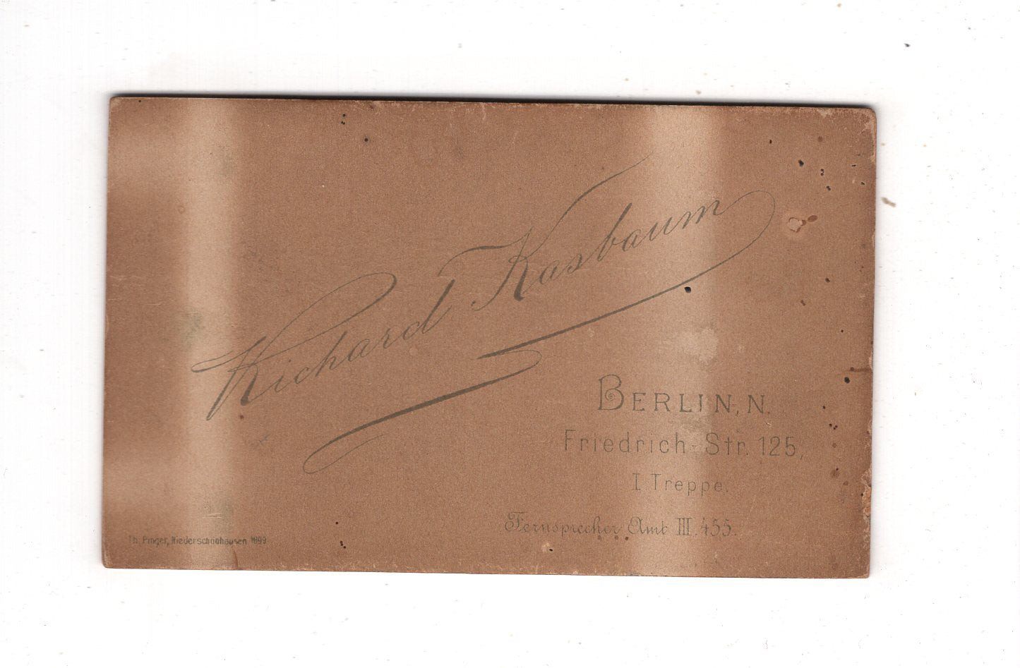 Fotografie Niedliches kleines Kind - Berlin 1890er / CDV M1-33