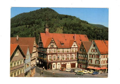 Ansichtskarte Urach / Schwäbische Alb / Marktplatz mit Rathaus