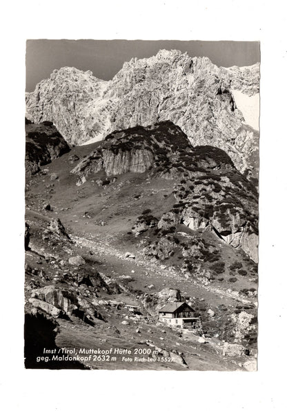 Ansichtskarte Muttekopf Hütte / Imst / Tirol / Österreich