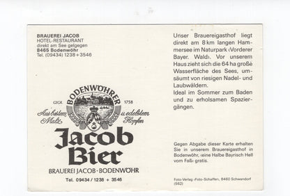 Ansichtskarte Brauerei Jacob / Hotel-Restaurant / Bodenwöhr