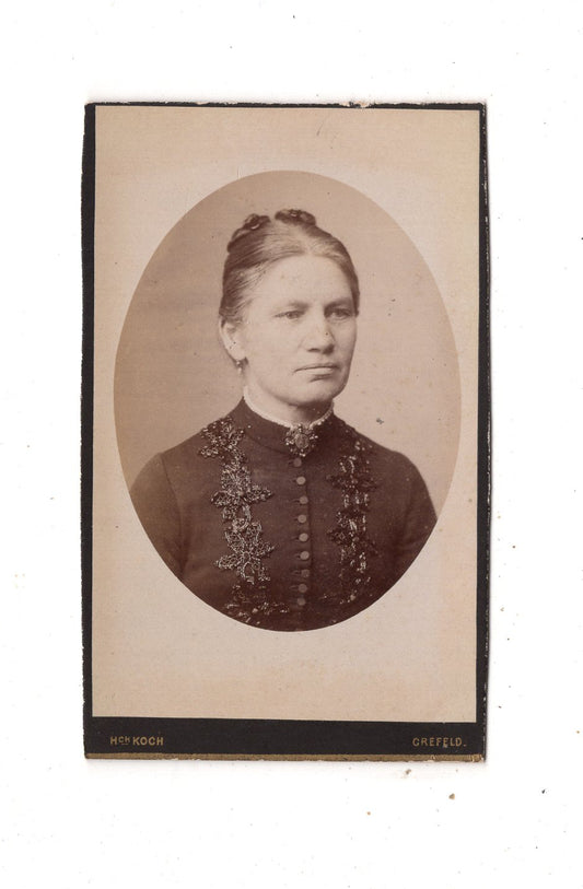 Fotografie Damenportrait - Krefeld 1880er