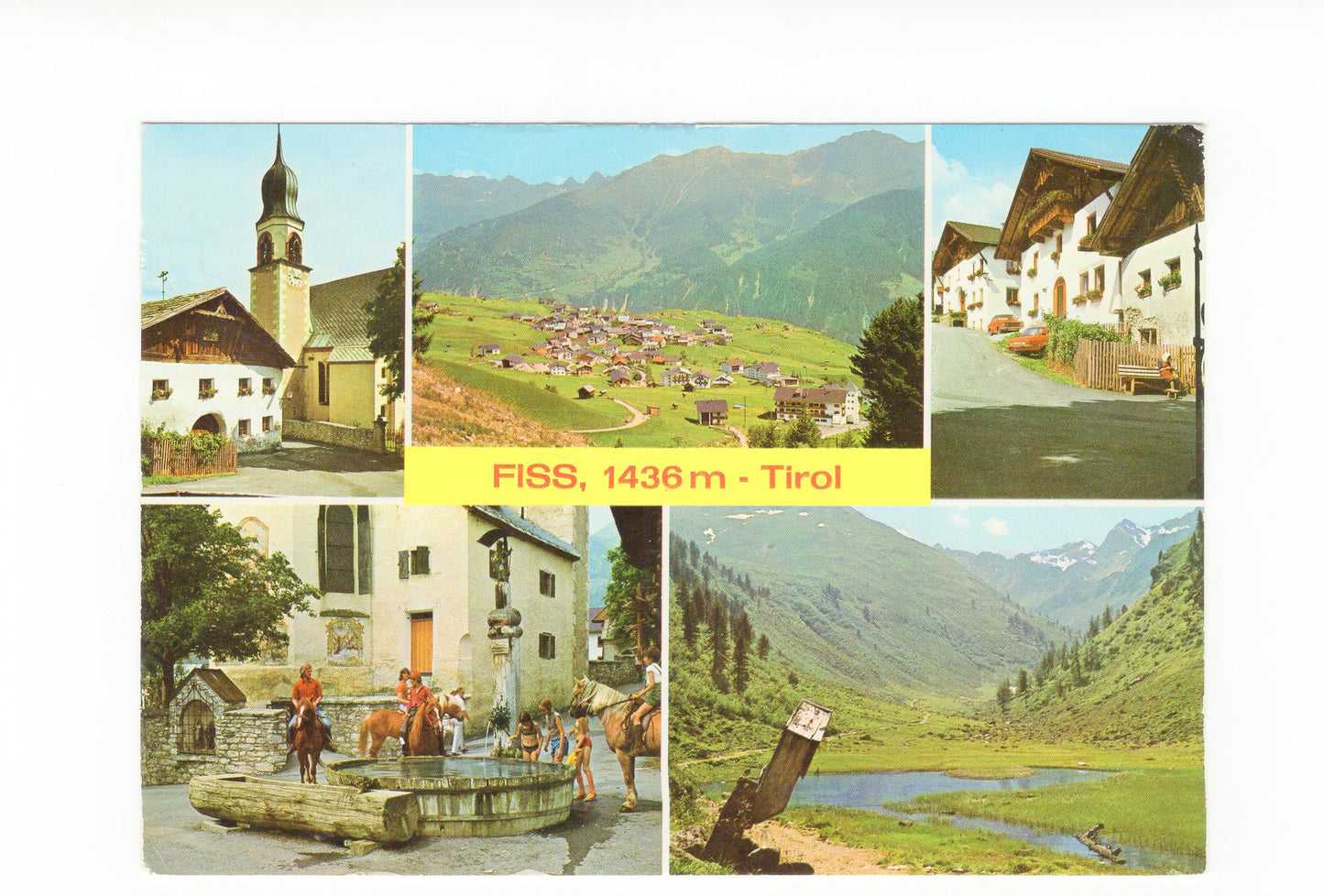 Ansichtskarte Fiss / Oberinntal / Tirol / Österreich