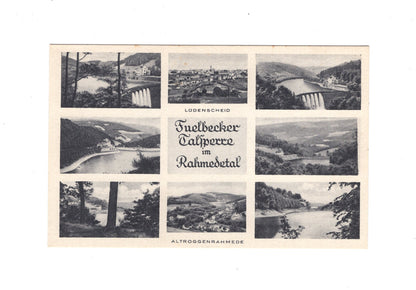 Ansichtskarte Fuelbecker Talsperre im Rahmedetal