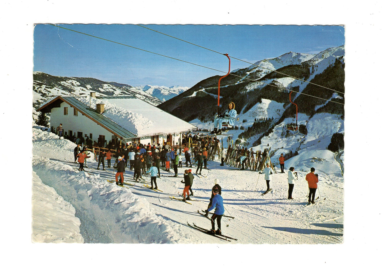 Ansichtskarte Skiparadies Saalbach-Hinterglemm / Österreich