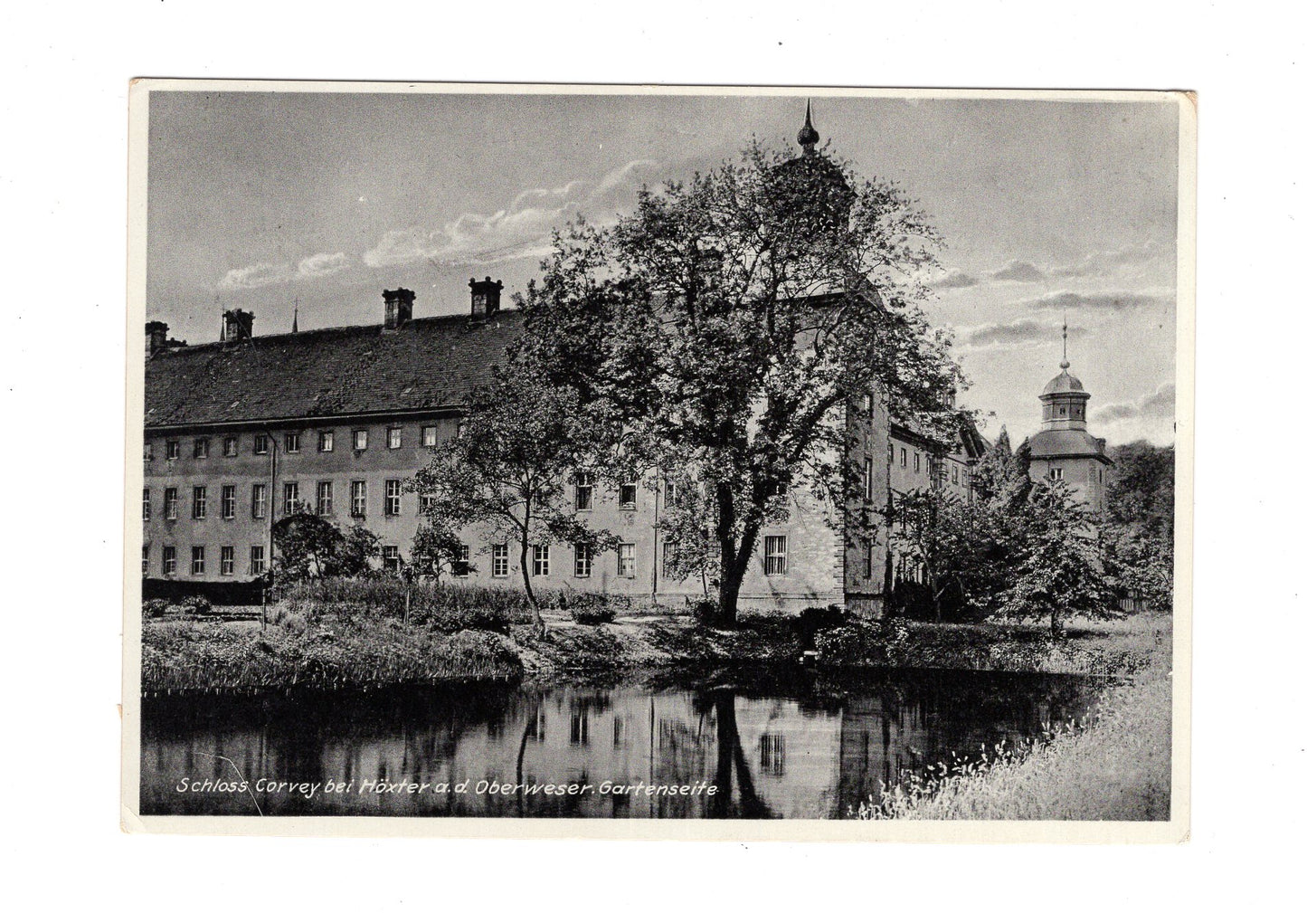 Ansichtskarte Schloss Corvey bei Höxter an der Oberweser