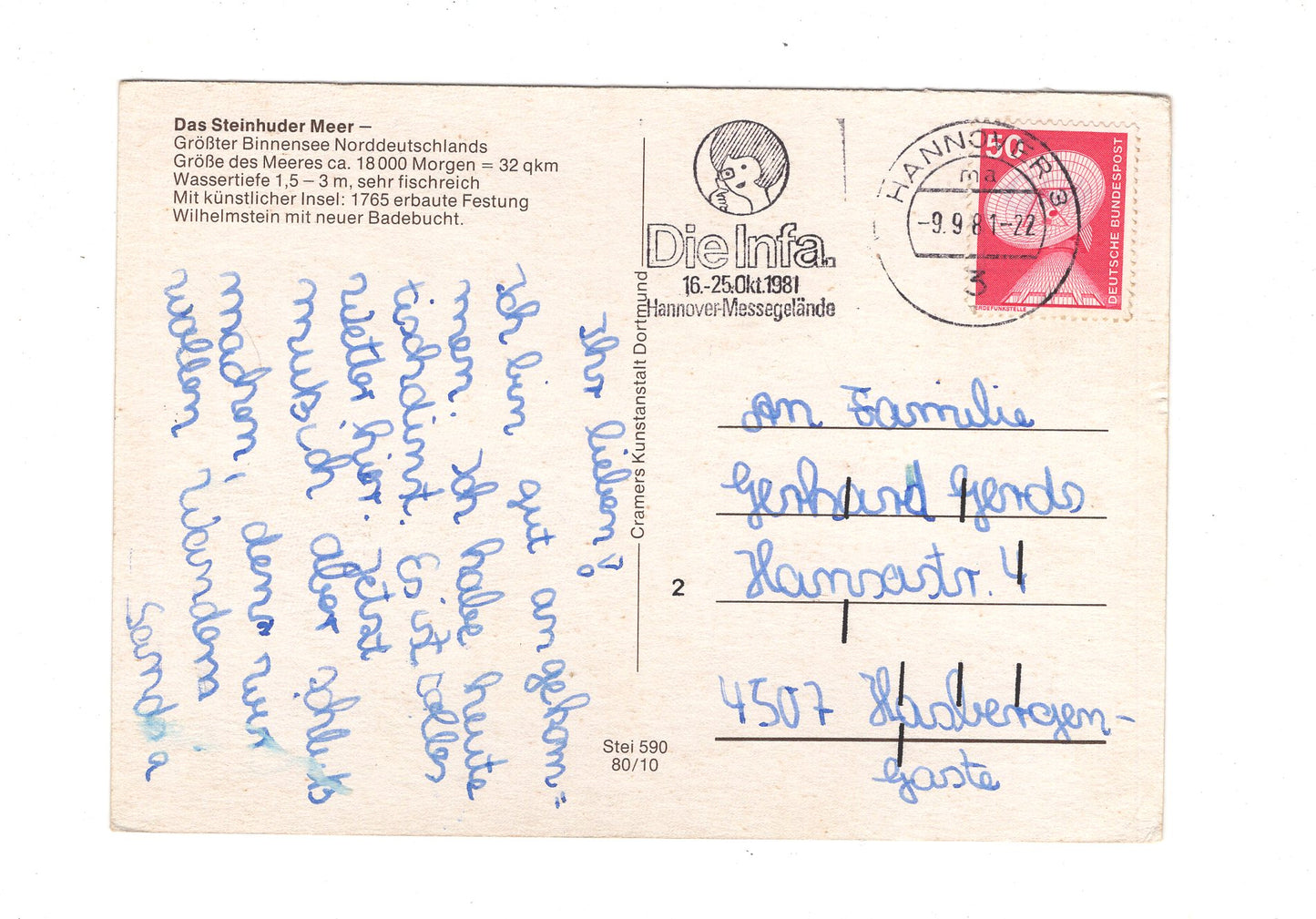 Ansichtskarte Gruß vom Steinhuder Meer / H1-61