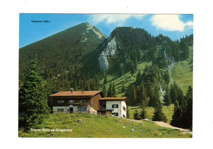 Ansichtskarte Priener Hütte am Geigelstein / Bayerische Alpen