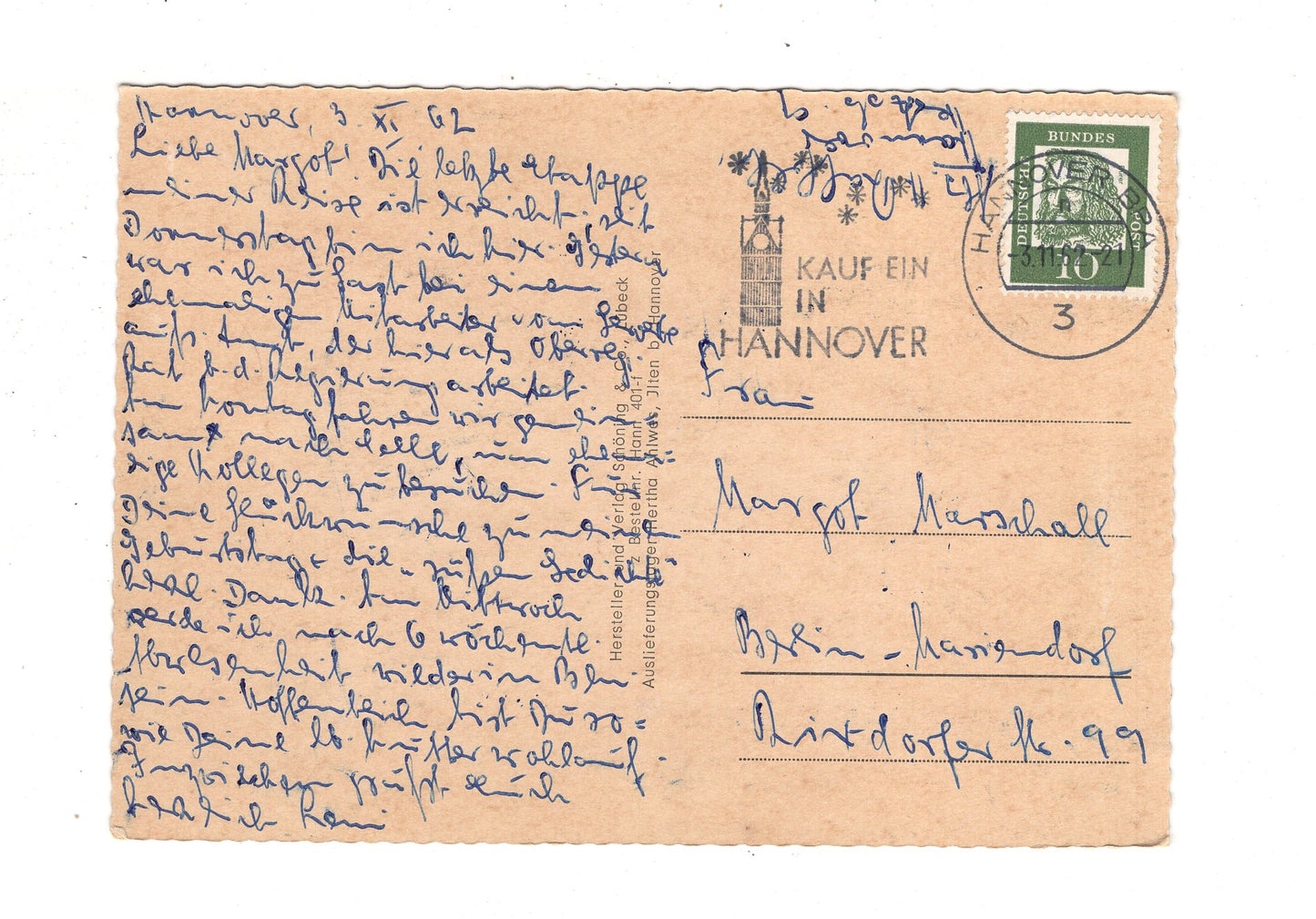 Ansichtskarte Hannover / Opernhaus +++ / J1-55