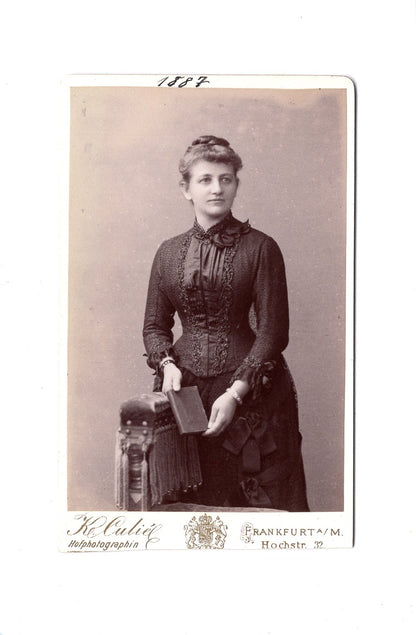 Fotografie Feine Dame - Frankfurt Main 1887