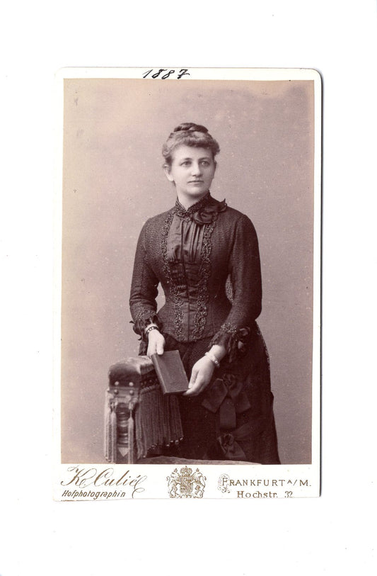 Fotografie Feine Dame - Frankfurt Main 1887