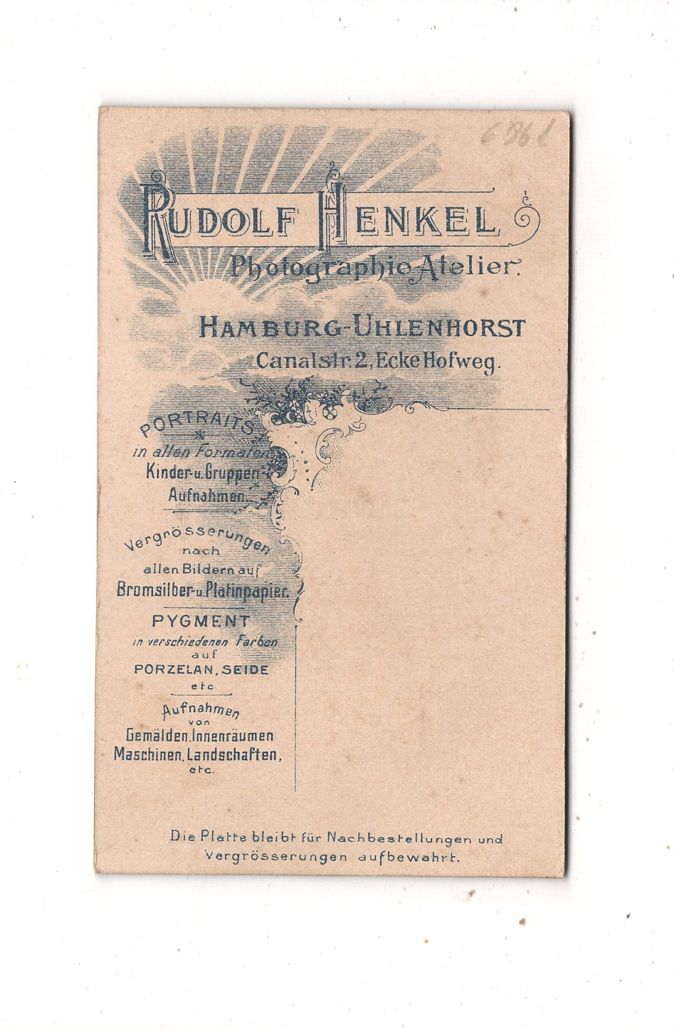 Fotografie Feines Paar - Hamburg 1890er