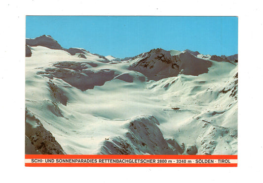 Ansichtskarte Rettenbachgletscher / Sölden / Tirol / Österreich