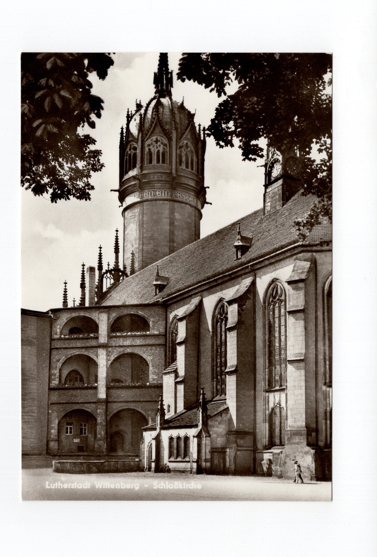 Ansichtskarte Lutherstadt Wittenberg / Schlosskirche